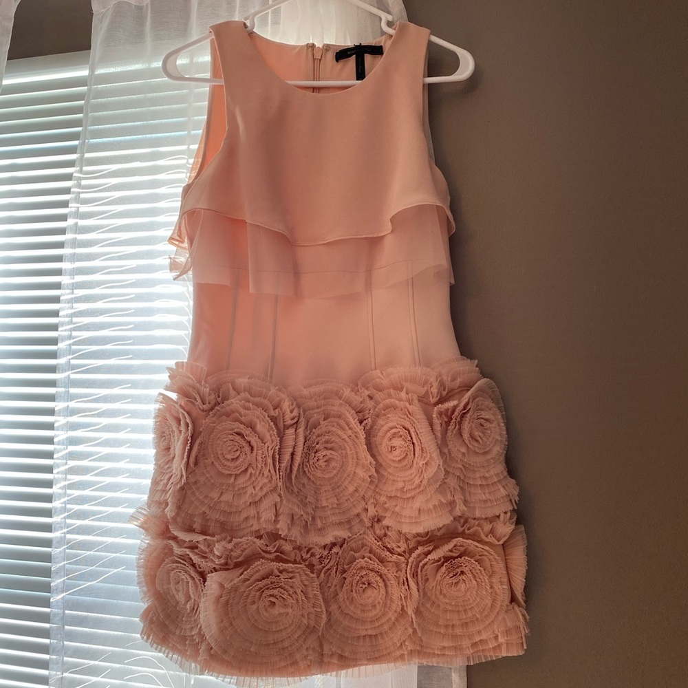 BCBGMaxAzria Alia pink floral dress 2